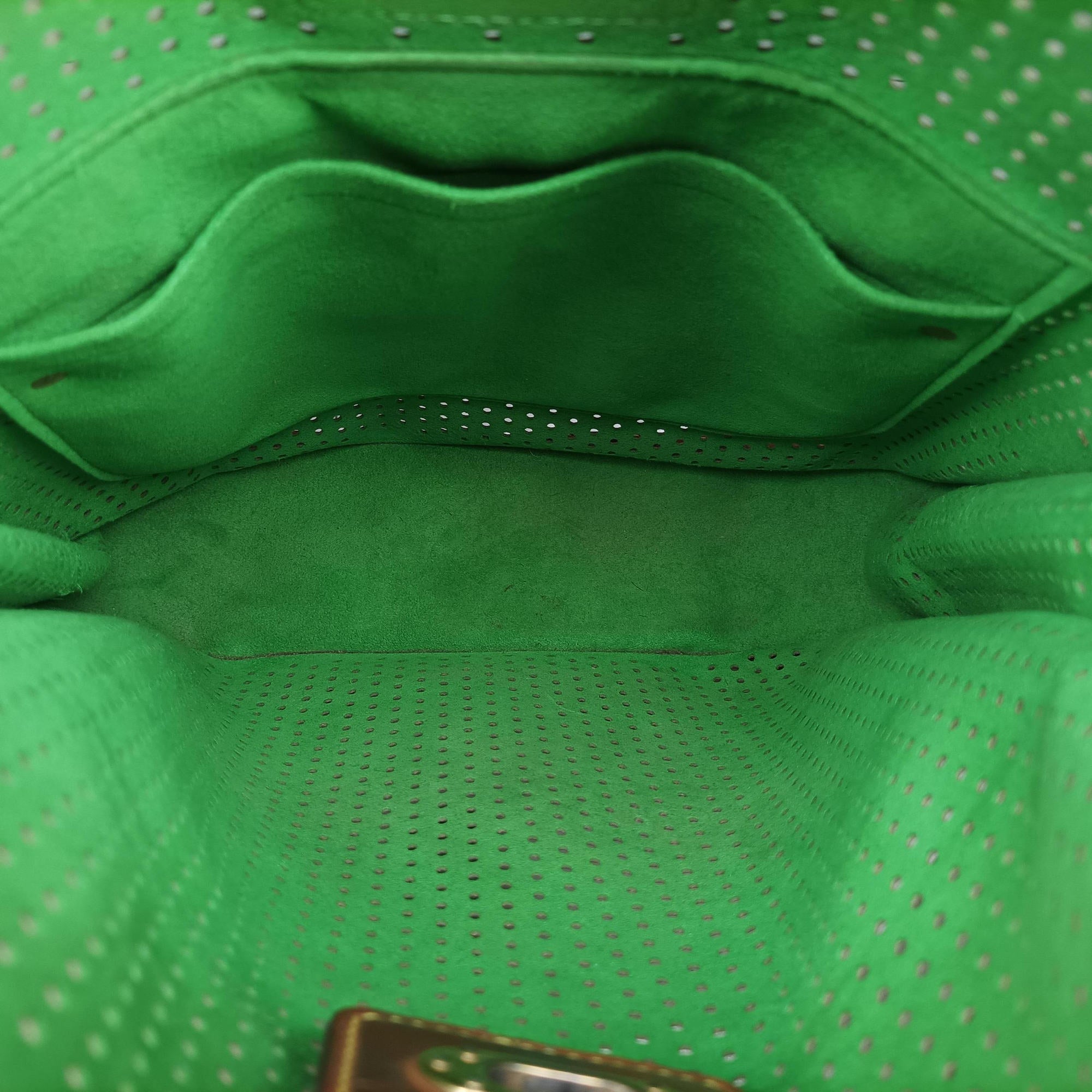 Pre-owned Louis Vuitton Musette brown×Green Monogram Perforated M95173 shoulderbag | stylenewstar