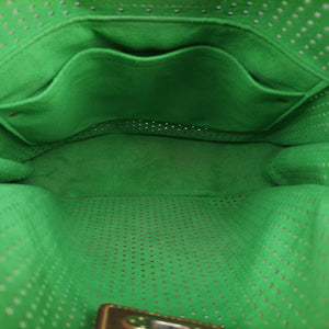 Pre-owned Louis Vuitton Musette brown×Green Monogram Perforated M95173 shoulderbag | stylenewstar