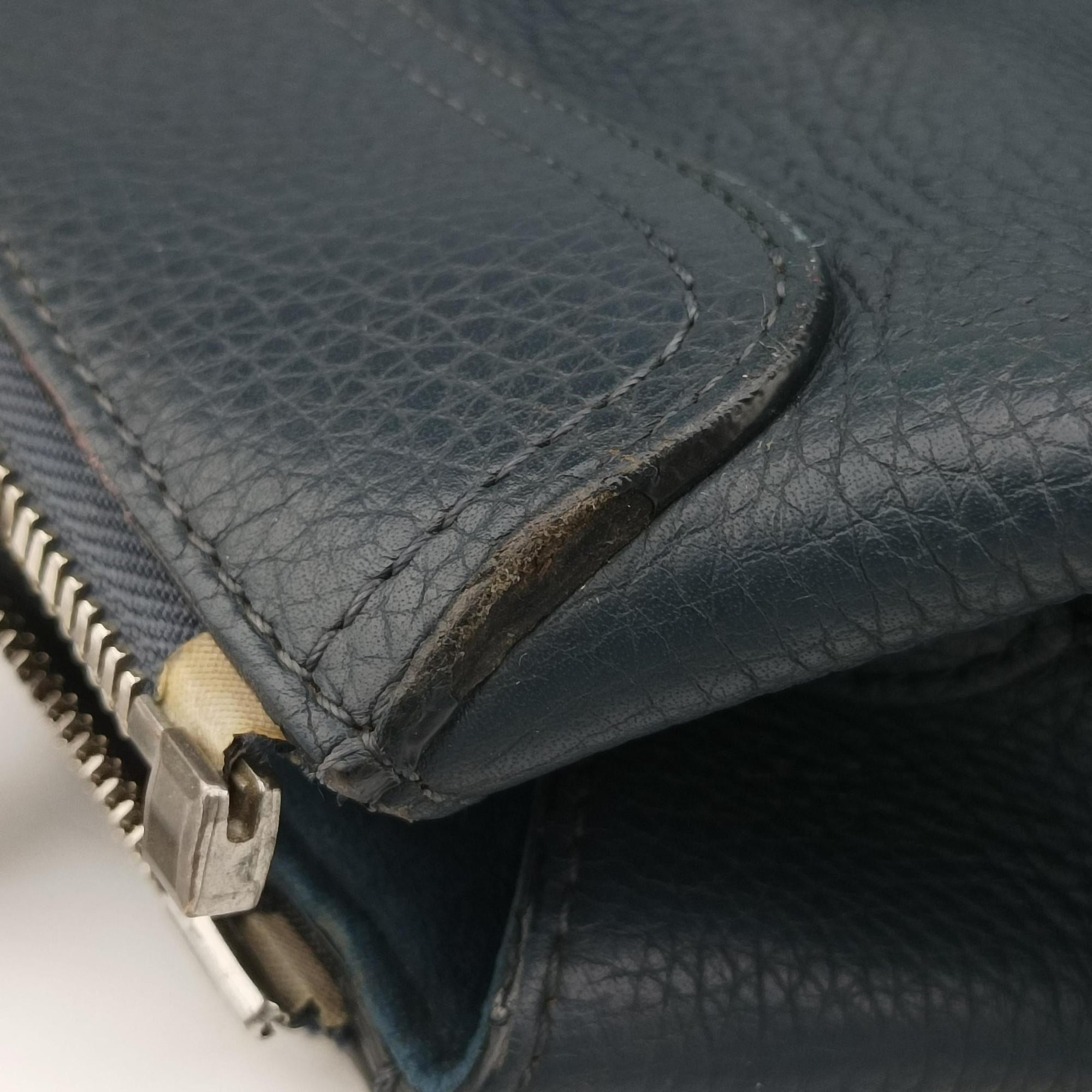 Pre-owned Louis Vuitton Greenwich Marine Taurillon Leather M94477 shoulderbag | stylenewstar
