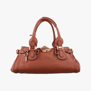 Vintage Chloe Paddington Brown Leather  handbag | stylenewstar
