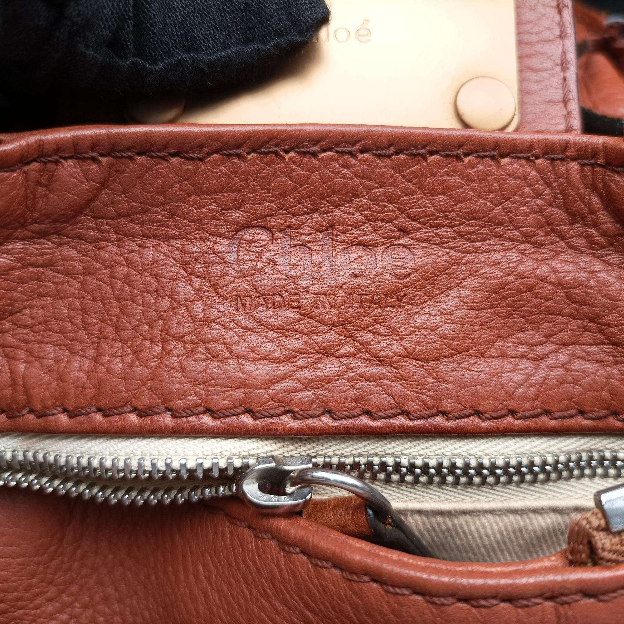 Vintage Chloe Paddington Brown Leather  handbag | stylenewstar