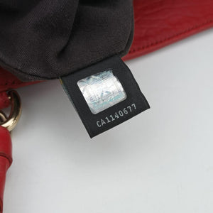 Secondhand Fendi Mia Red Leather 8BR616 shoulderbag | stylenewstar