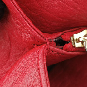 Secondhand Fendi Mia Red Leather 8BR616 shoulderbag | stylenewstar