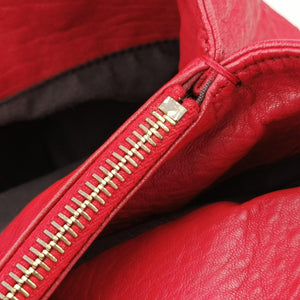 Secondhand Fendi Mia Red Leather 8BR616 shoulderbag | stylenewstar