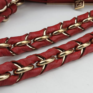 Secondhand Fendi Mia Red Leather 8BR616 shoulderbag | stylenewstar