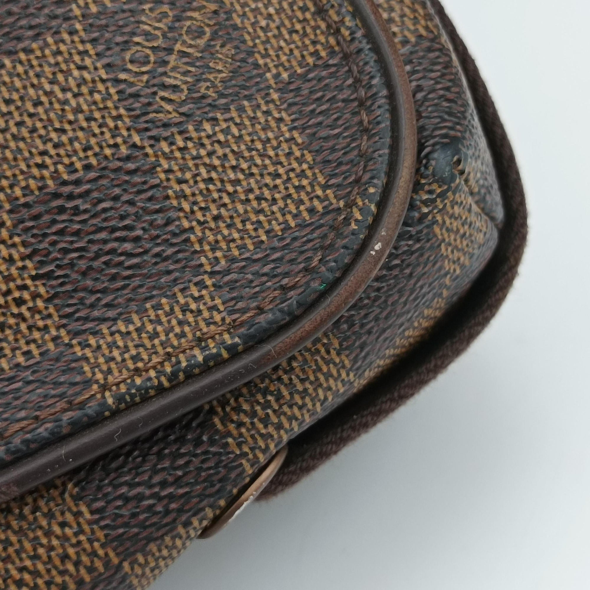 Secondhand Louis Vuitton BROOKLYN PM EBENE Damier Canvas N51210 shoulderbag | stylenewstar