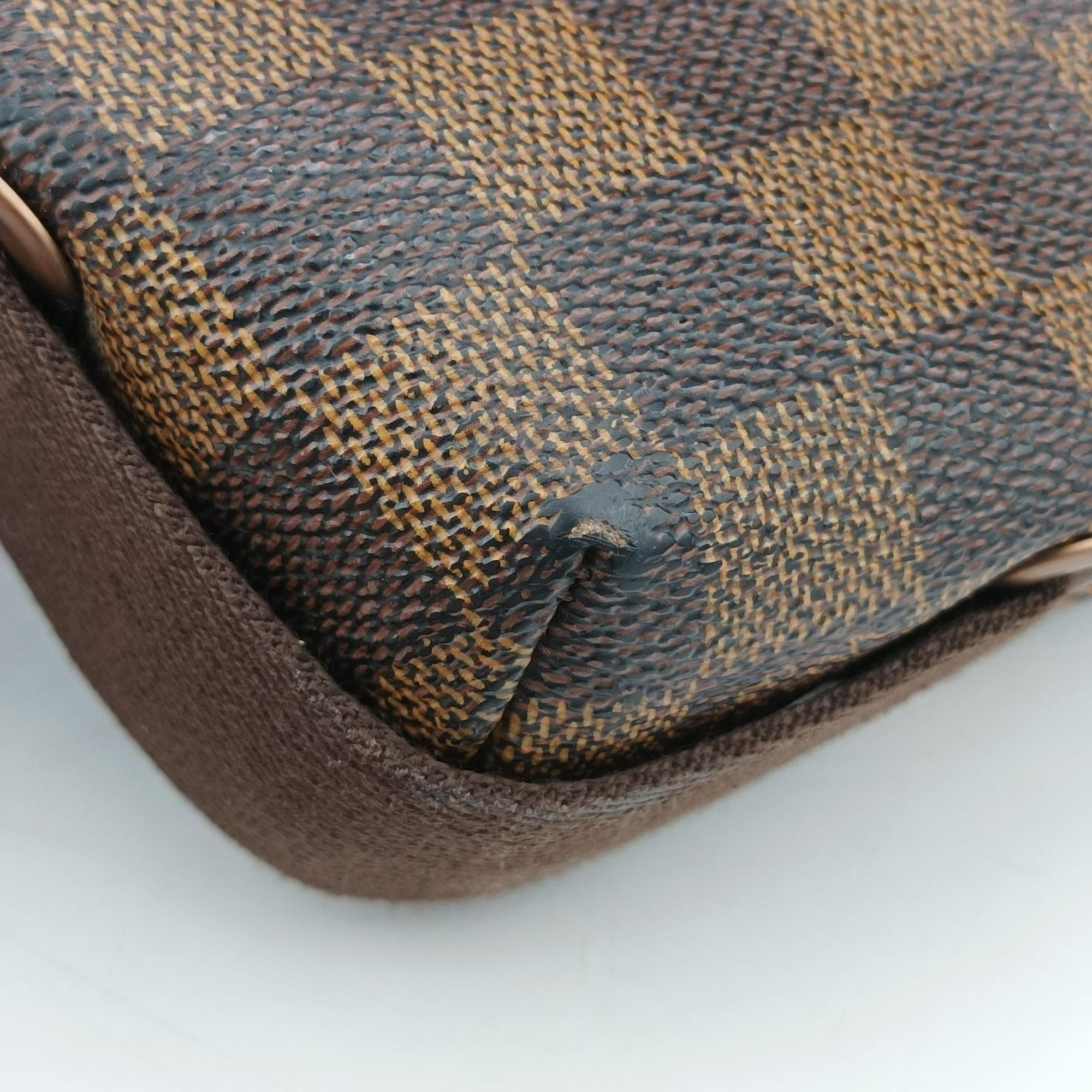 Secondhand Louis Vuitton BROOKLYN PM EBENE Damier Canvas N51210 shoulderbag | stylenewstar