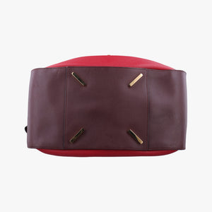 Pre-owned Loewe hammock Red×burgundy leather  shoulderbag | stylenewstar