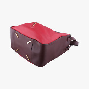 Pre-owned Loewe hammock Red×burgundy leather  shoulderbag | stylenewstar