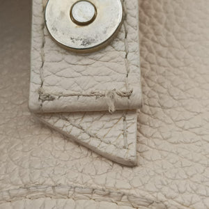 Pre-owned Christian Dior Cannage Bee Beige Leather  handbag | stylenewstar