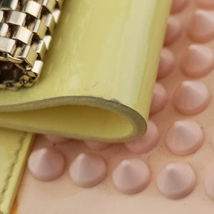 Pre-owned Christian Louboutin Sweet Charity Scarabe Spike Pink × Yellow × Blue × Green Leather  shoulderbag | stylenewstar