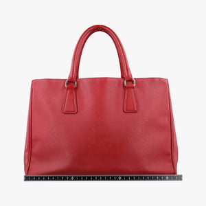 Pre-owned Prada Galleria Red SAFFIANO Leather BN1786 handbag | stylenewstar