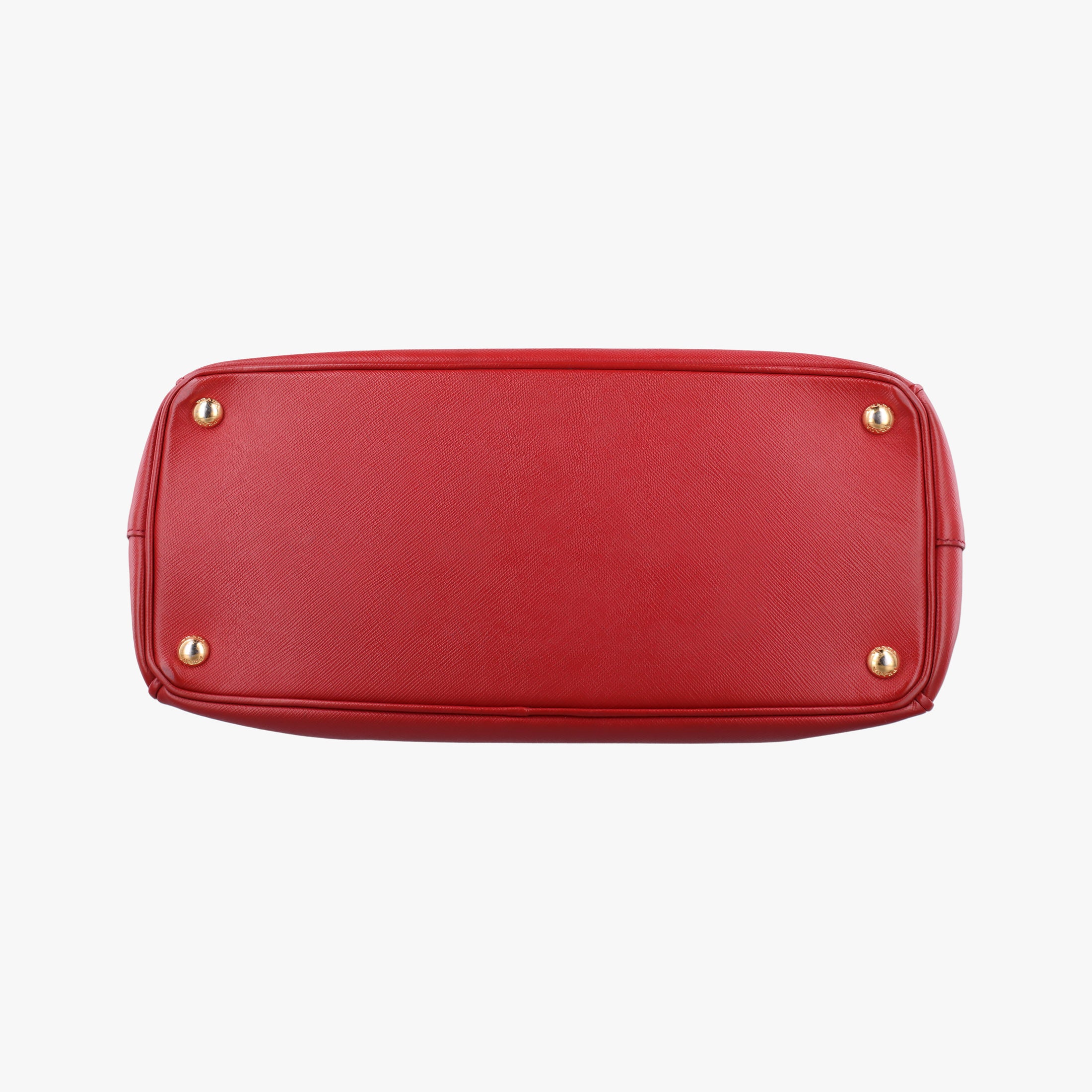 Pre-owned Prada Galleria Red SAFFIANO Leather BN1786 handbag | stylenewstar