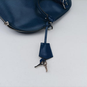 Pre-owned Louis Vuitton Alma PM Toledo Blue Epi M52145 handbag | stylenewstar