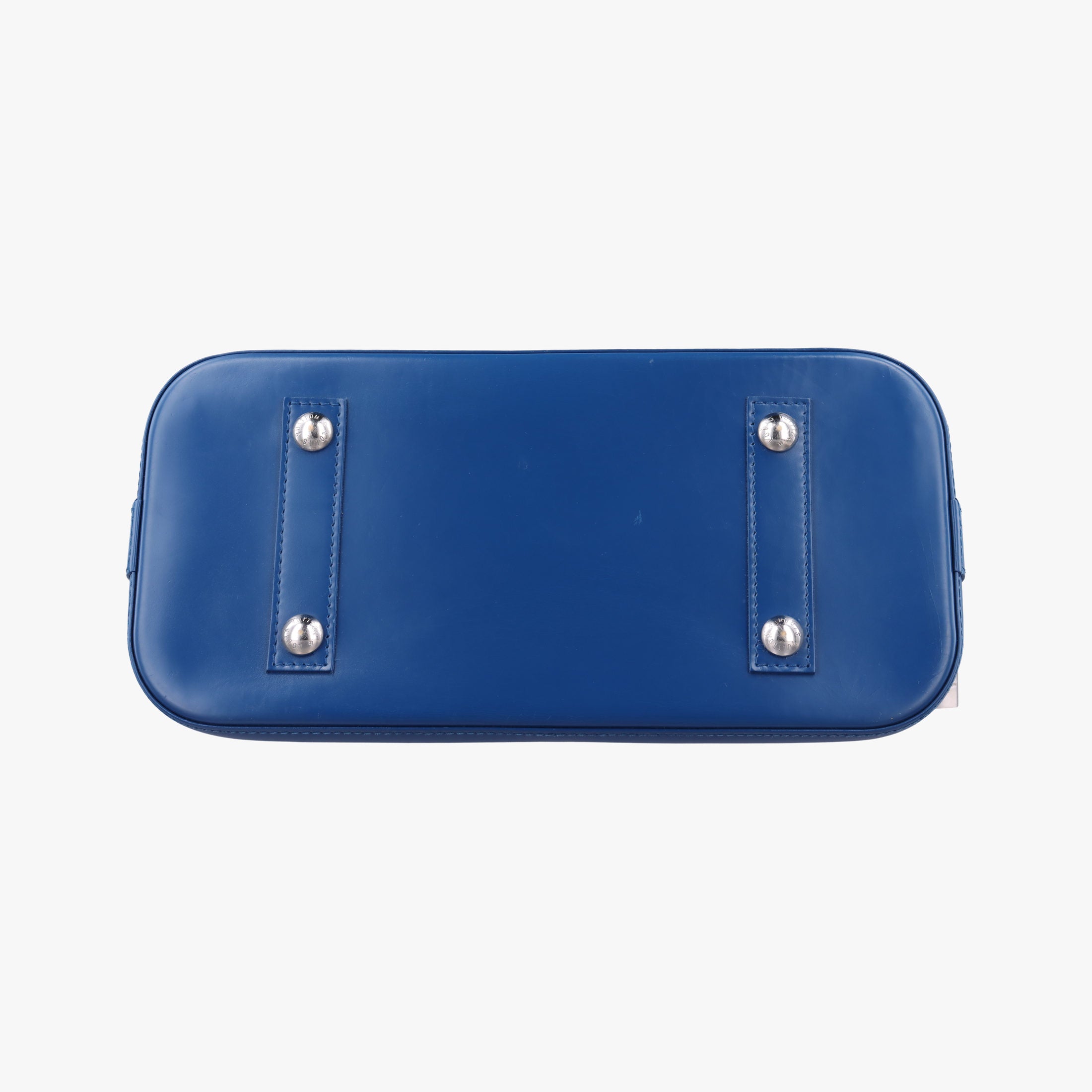Pre-owned Louis Vuitton Alma PM Toledo Blue Epi M52145 handbag | stylenewstar