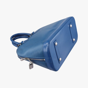 Pre-owned Louis Vuitton Alma PM Toledo Blue Epi M52145 handbag | stylenewstar
