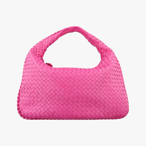 Pre-owned Bottega Veneta Intrecciato Rose lambskin  handbag | stylenewstar