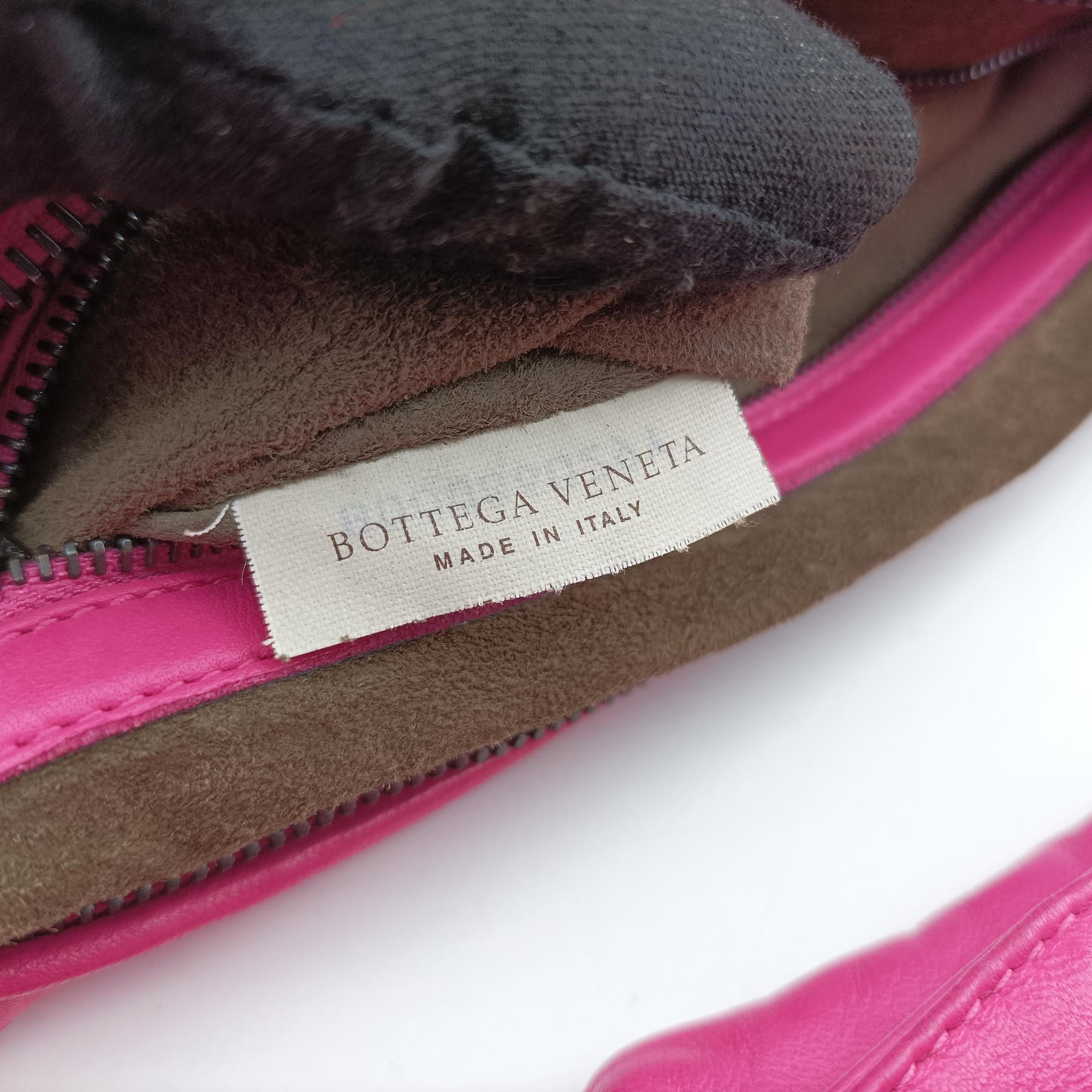 Pre-owned Bottega Veneta Intrecciato Rose lambskin  handbag | stylenewstar