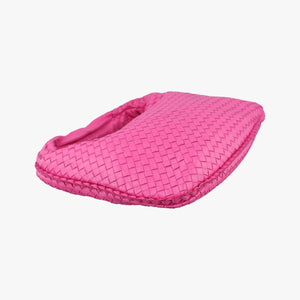 Pre-owned Bottega Veneta Intrecciato Rose lambskin  handbag | stylenewstar