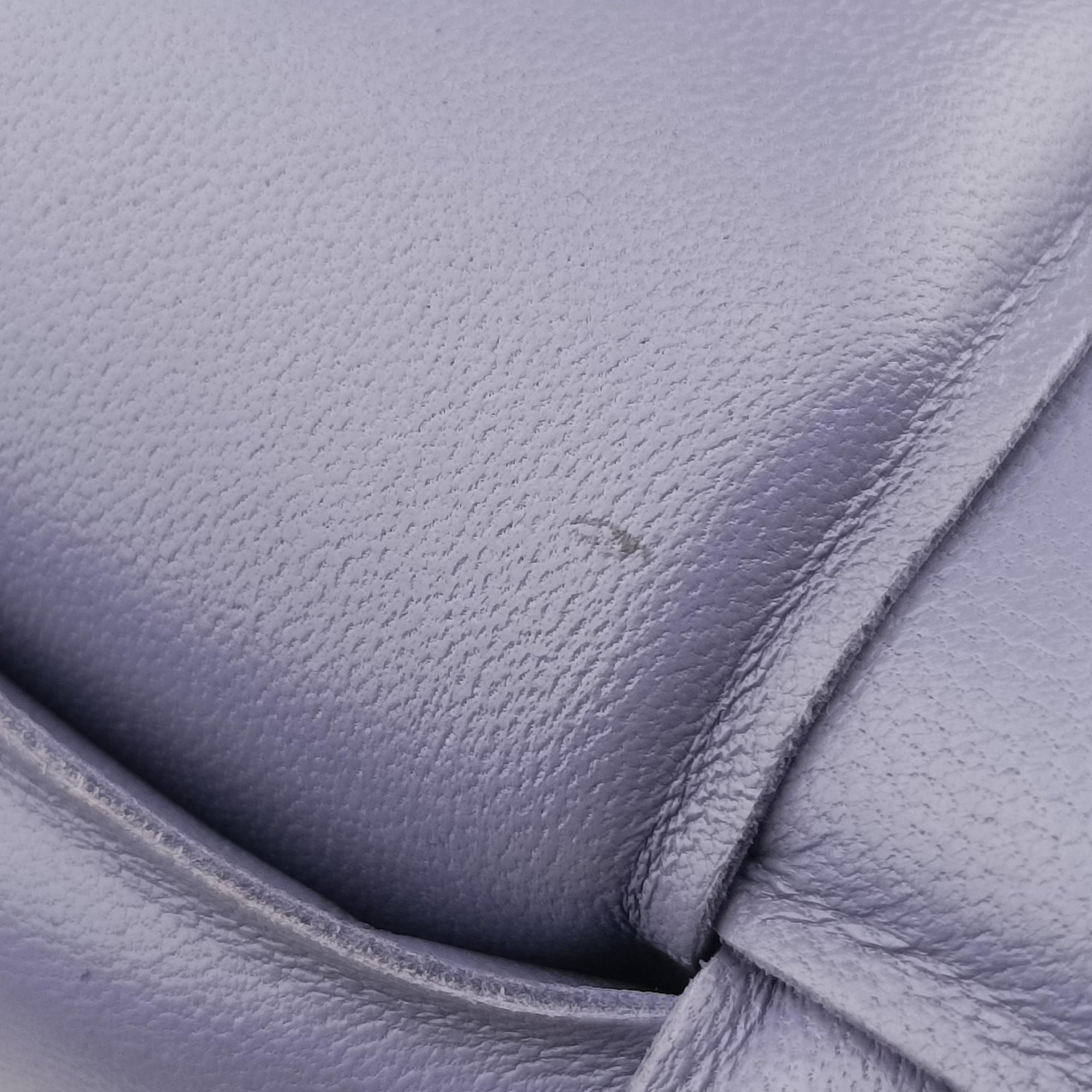 Pre-owned Bottega Veneta Padded Cassette Purple lambskin  shoulderbag | stylenewstar