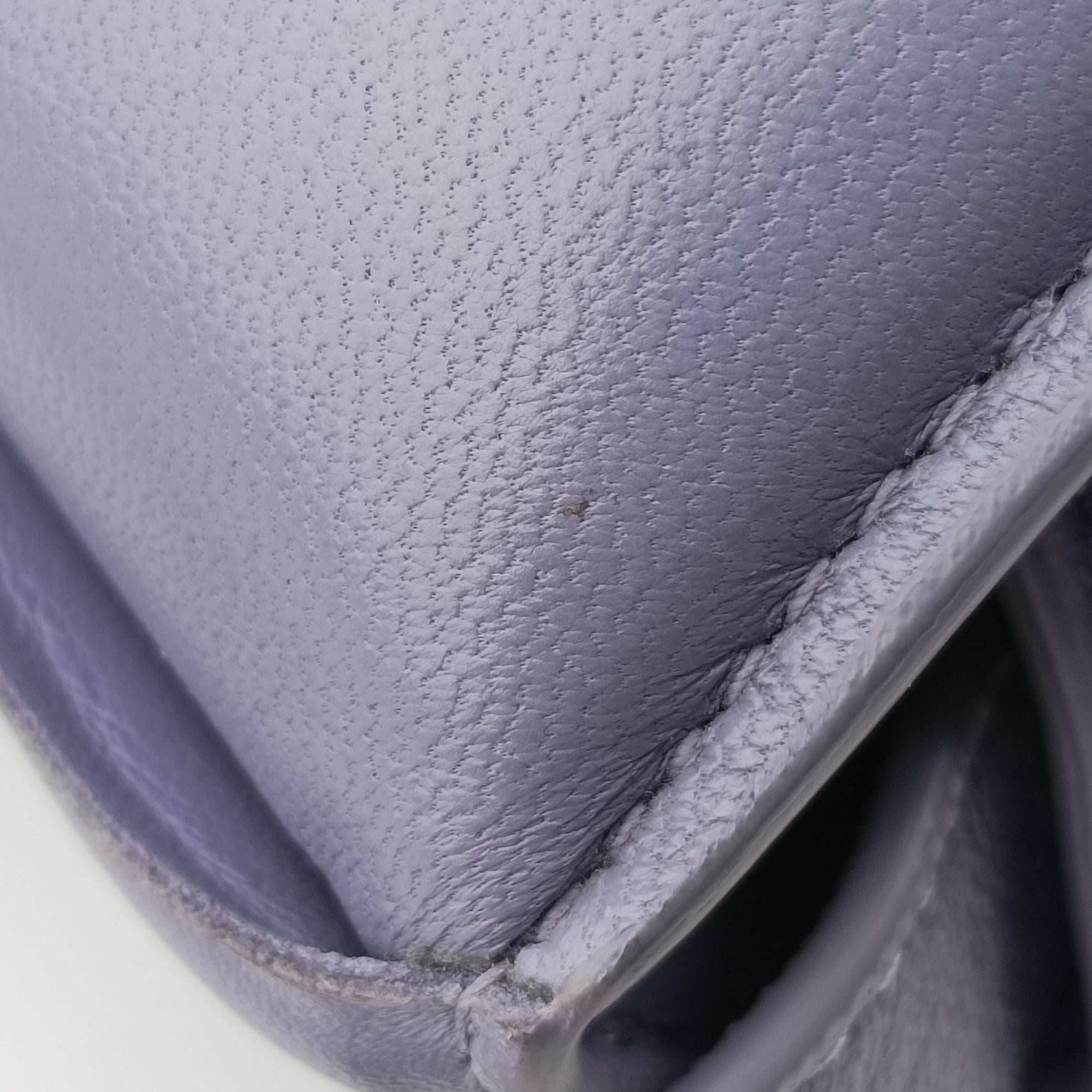 Pre-owned Bottega Veneta Padded Cassette Purple lambskin  shoulderbag | stylenewstar