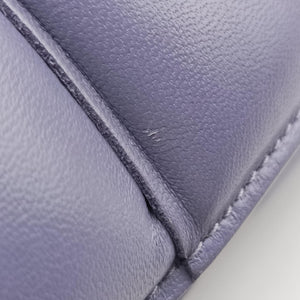 Pre-owned Bottega Veneta Padded Cassette Purple lambskin  shoulderbag | stylenewstar