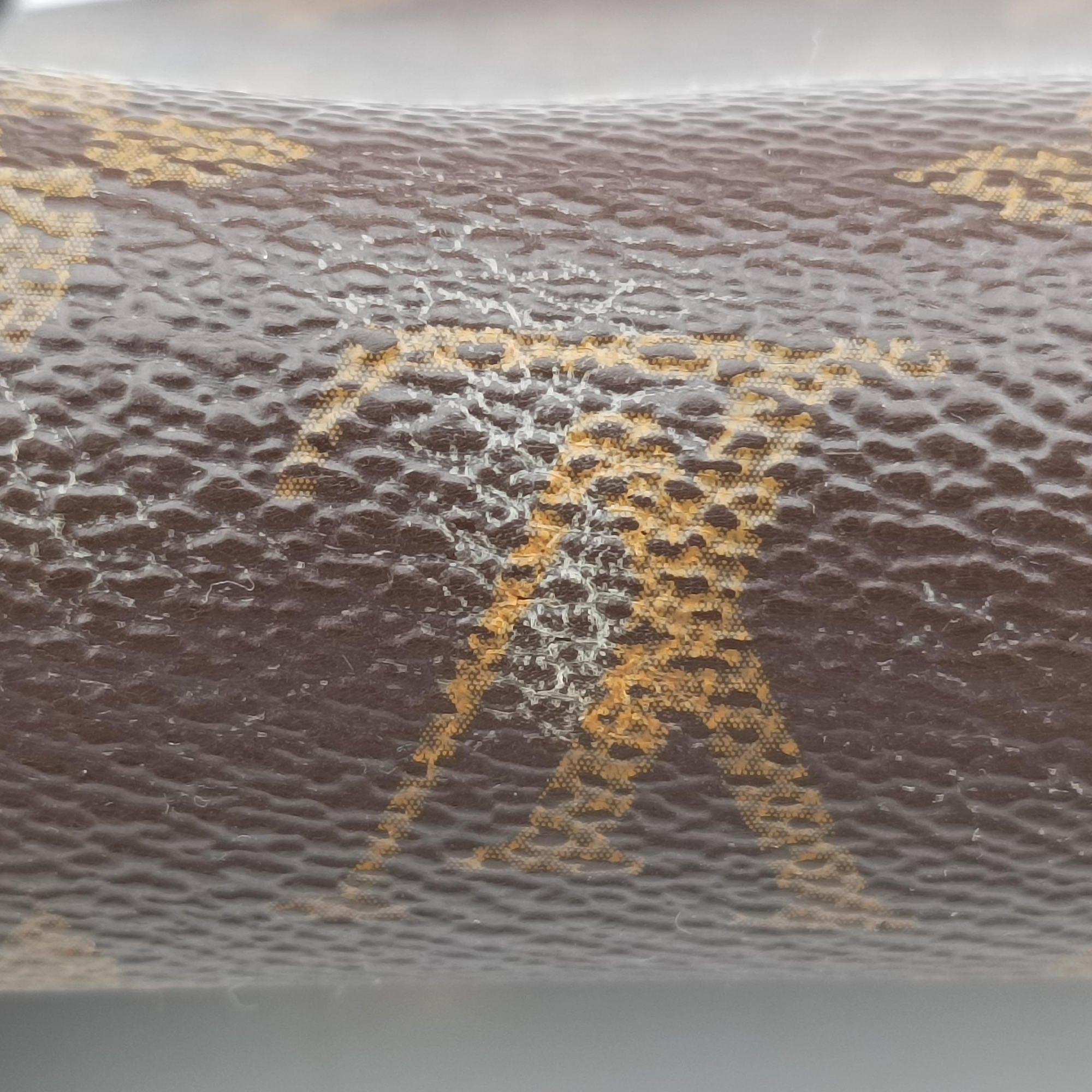 Vintage Louis Vuitton PALLAS Clutch brown×Marine Monogram Canvas×calf leather M41639 shoulderbag | stylenewstar