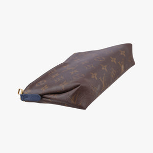 Vintage Louis Vuitton PALLAS Clutch brown×Marine Monogram Canvas×calf leather M41639 shoulderbag | stylenewstar