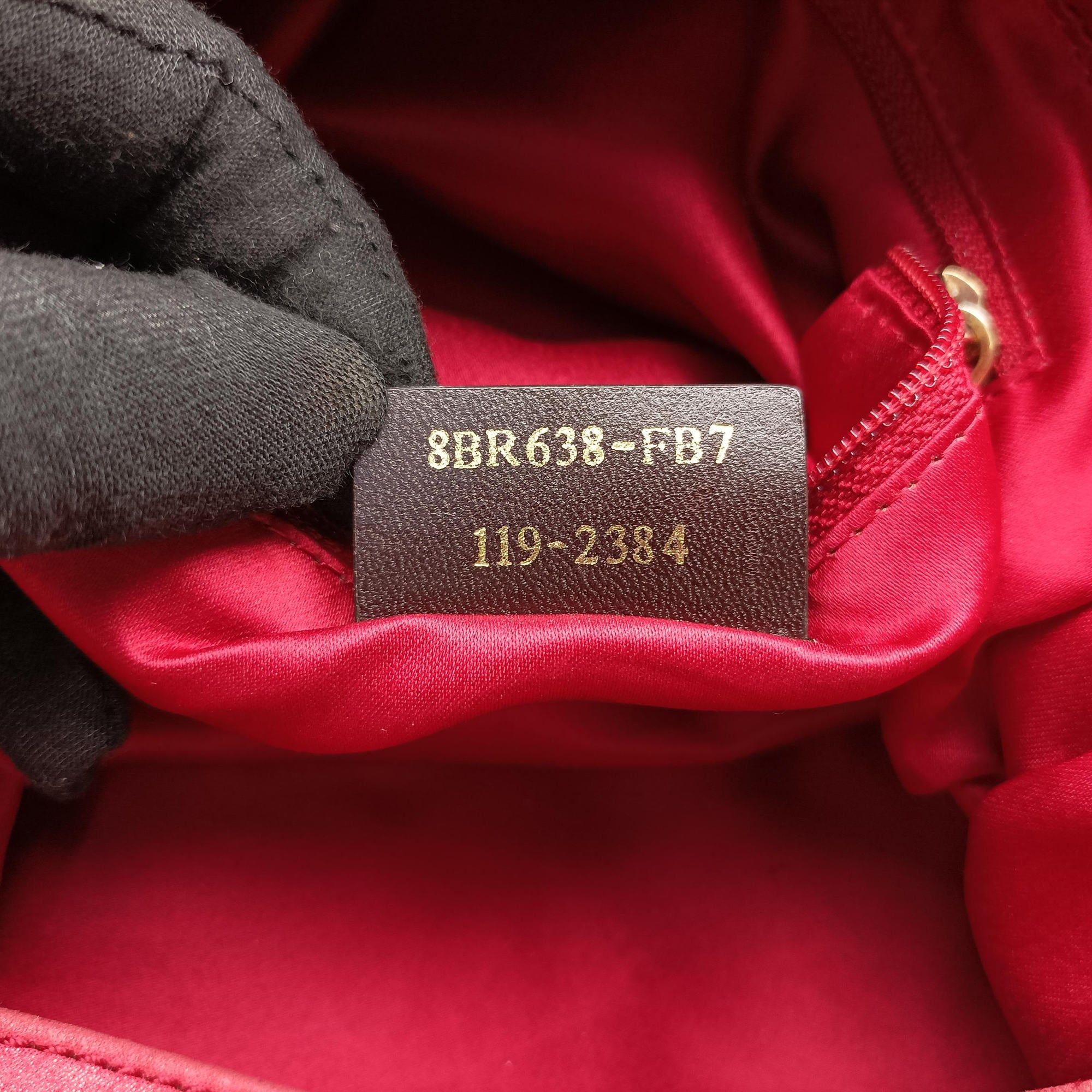 Pre-owned Fendi Big Mamma Forever Flap Red Suede 8BR638 shoulderbag | stylenewstar