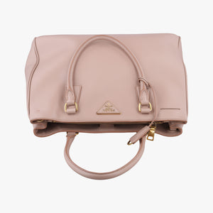 Vintage Prada Galleria Pink SAFFIANO Leather BN1786 shoulderbag | stylenewstar