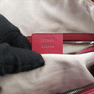 Vintage Gucci GG plus Spring Joy GG Supreme Red PVC coated canvas×Leather 193603 handbag | stylenewstar