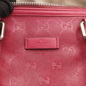 Vintage Gucci GG plus Spring Joy GG Supreme Red PVC coated canvas×Leather 193603 handbag | stylenewstar