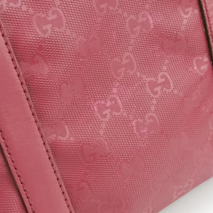 Vintage Gucci GG plus Spring Joy GG Supreme Red PVC coated canvas×Leather 193603 handbag | stylenewstar