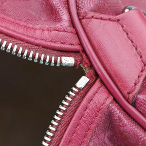Vintage Gucci GG plus Spring Joy GG Supreme Red PVC coated canvas×Leather 193603 handbag | stylenewstar