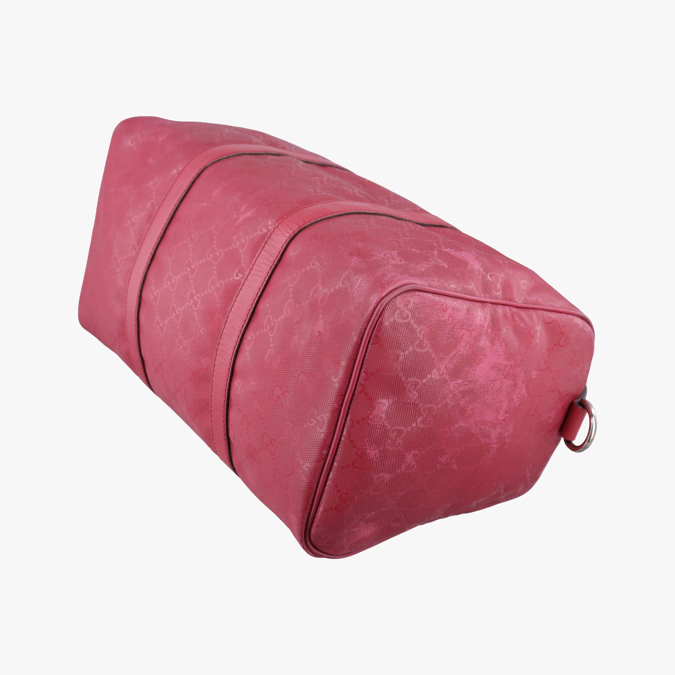 Vintage Gucci GG plus Spring Joy GG Supreme Red PVC coated canvas×Leather 193603 handbag | stylenewstar