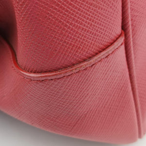 Pre-owned Prada Galleria Red SAFFIANO Leather BN1874 handbag | stylenewstar