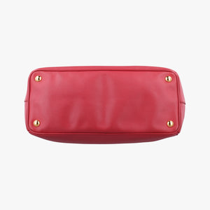 Pre-owned Prada Galleria Red SAFFIANO Leather BN1874 handbag | stylenewstar
