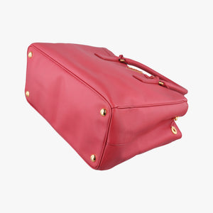 Pre-owned Prada Galleria Red SAFFIANO Leather BN1874 handbag | stylenewstar