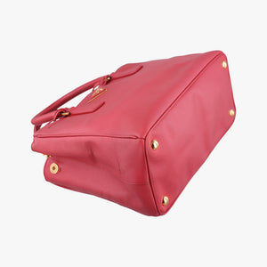 Pre-owned Prada Galleria Red SAFFIANO Leather BN1874 handbag | stylenewstar