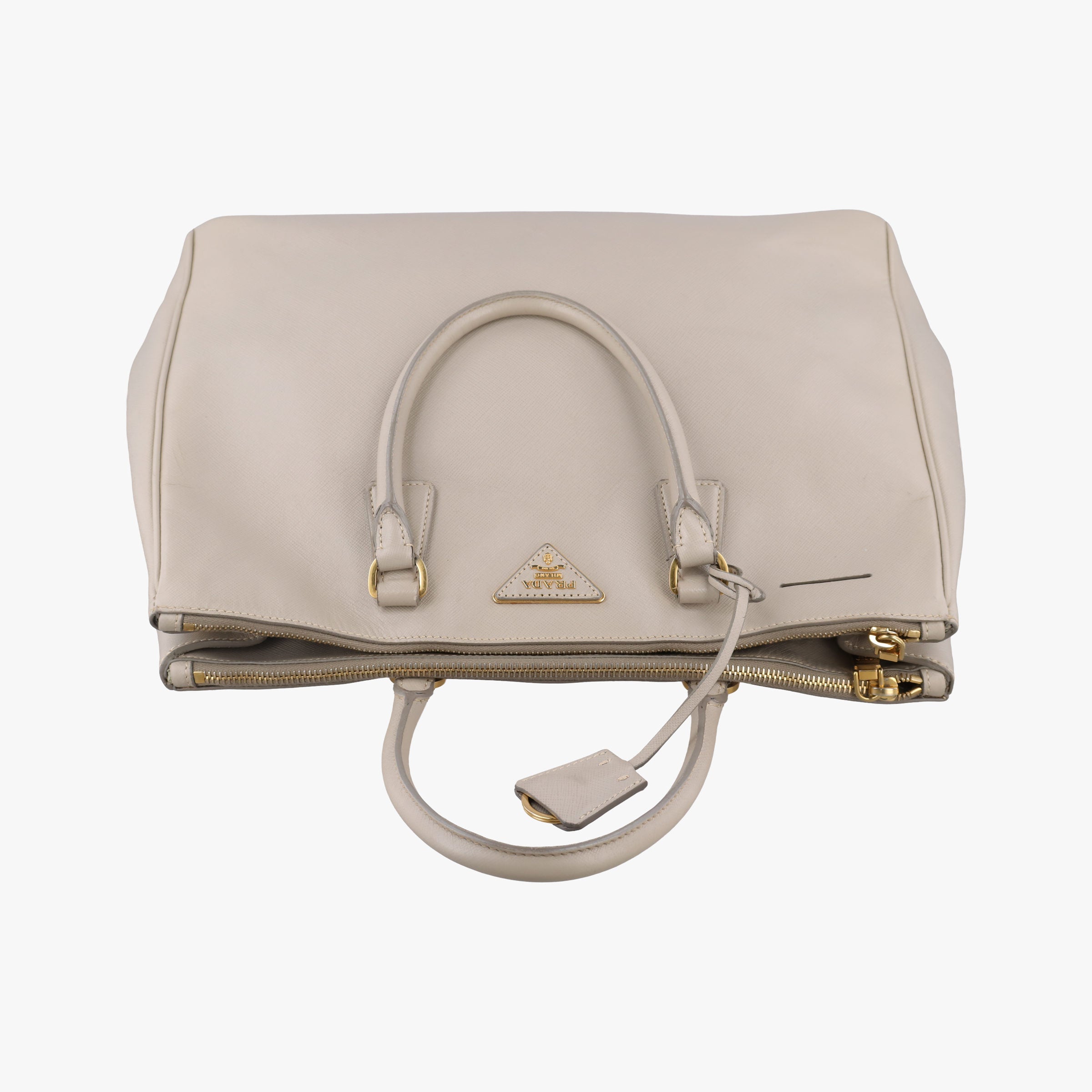 Secondhand Prada Galleria beige SAFFIANO Leather BN2274 handbag | stylenewstar