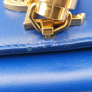 Secondhand Yves Saint Laurent KATE Blue Leather 354119 shoulderbag | stylenewstar