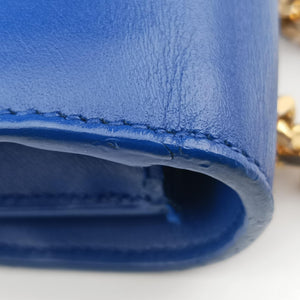 Secondhand Yves Saint Laurent KATE Blue Leather 354119 shoulderbag | stylenewstar
