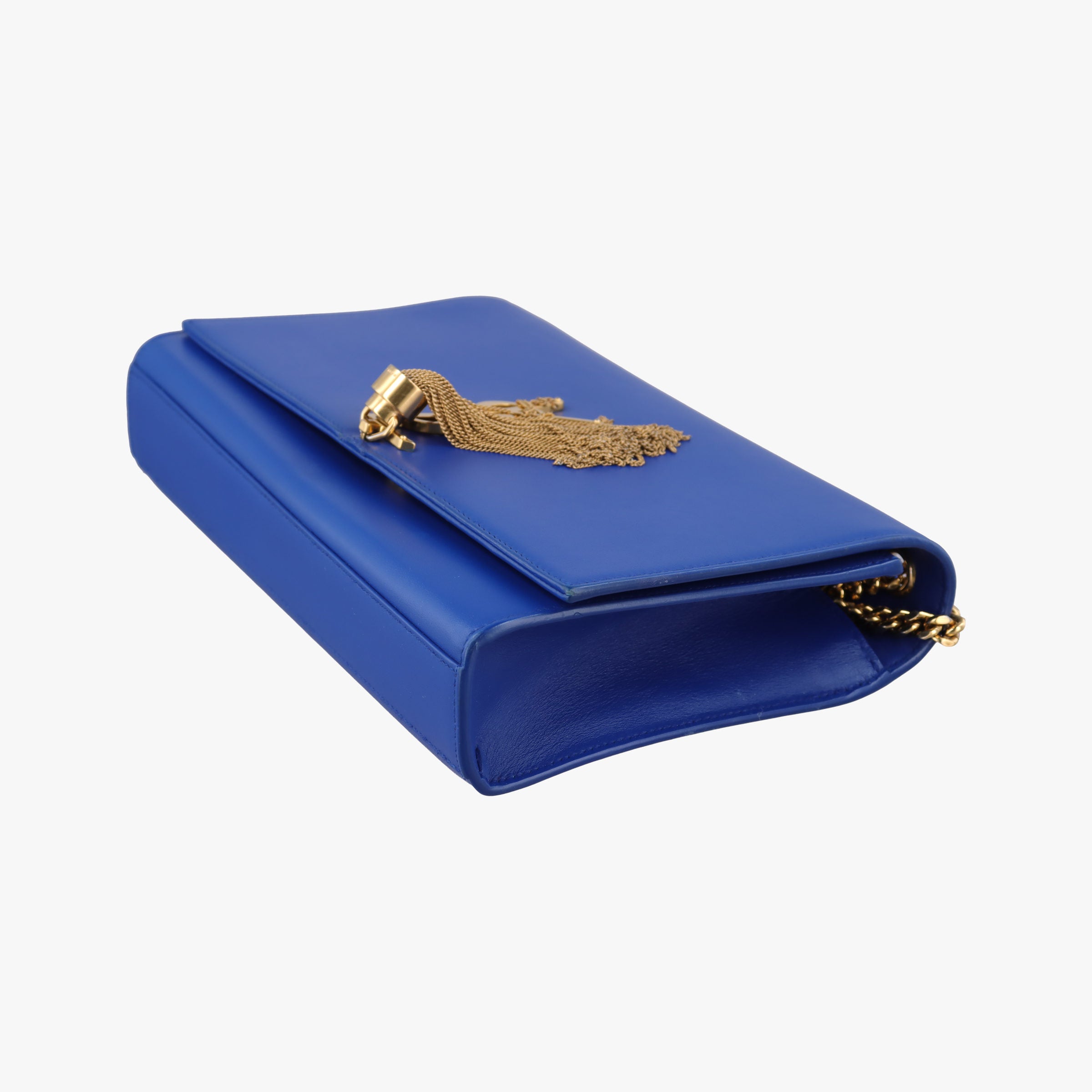 Secondhand Yves Saint Laurent KATE Blue Leather 354119 shoulderbag | stylenewstar