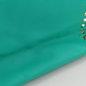 Pre-owned Valentino Rockstud Blue leather  shoulderbag | stylenewstar