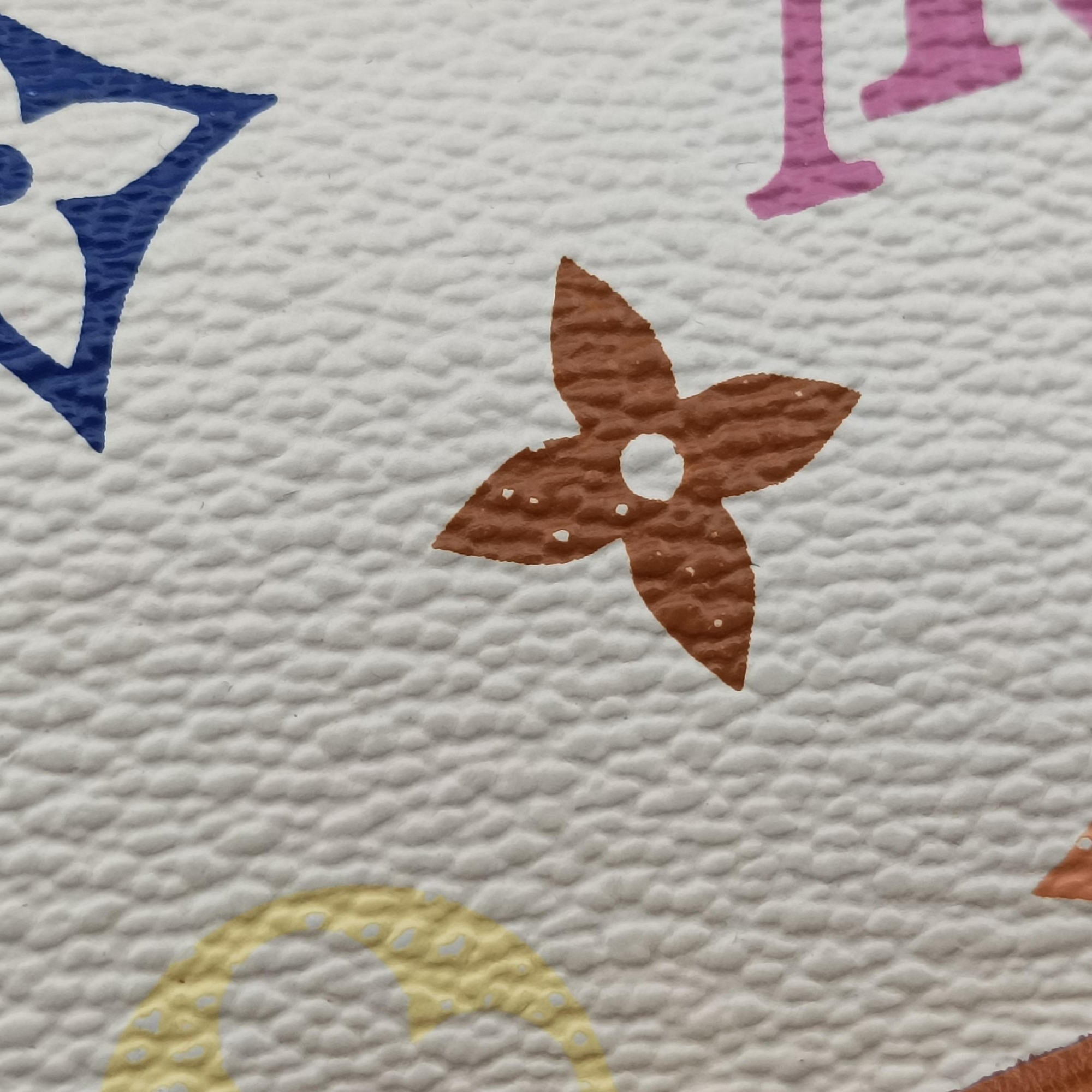 Pre-owned Louis Vuitton Pochette Mira MM Pouch white Monogram Multicolor M60096 handbag | stylenewstar