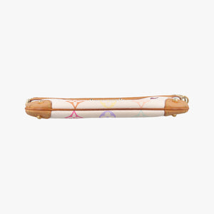 Pre-owned Louis Vuitton Pochette Mira MM Pouch white Monogram Multicolor M60096 handbag | stylenewstar