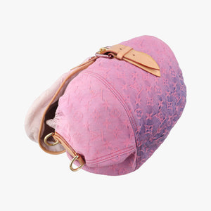 Pre-owned Louis Vuitton Sunshine Rose×multicolor Monogram Denim M93183 shoulderbag | stylenewstar