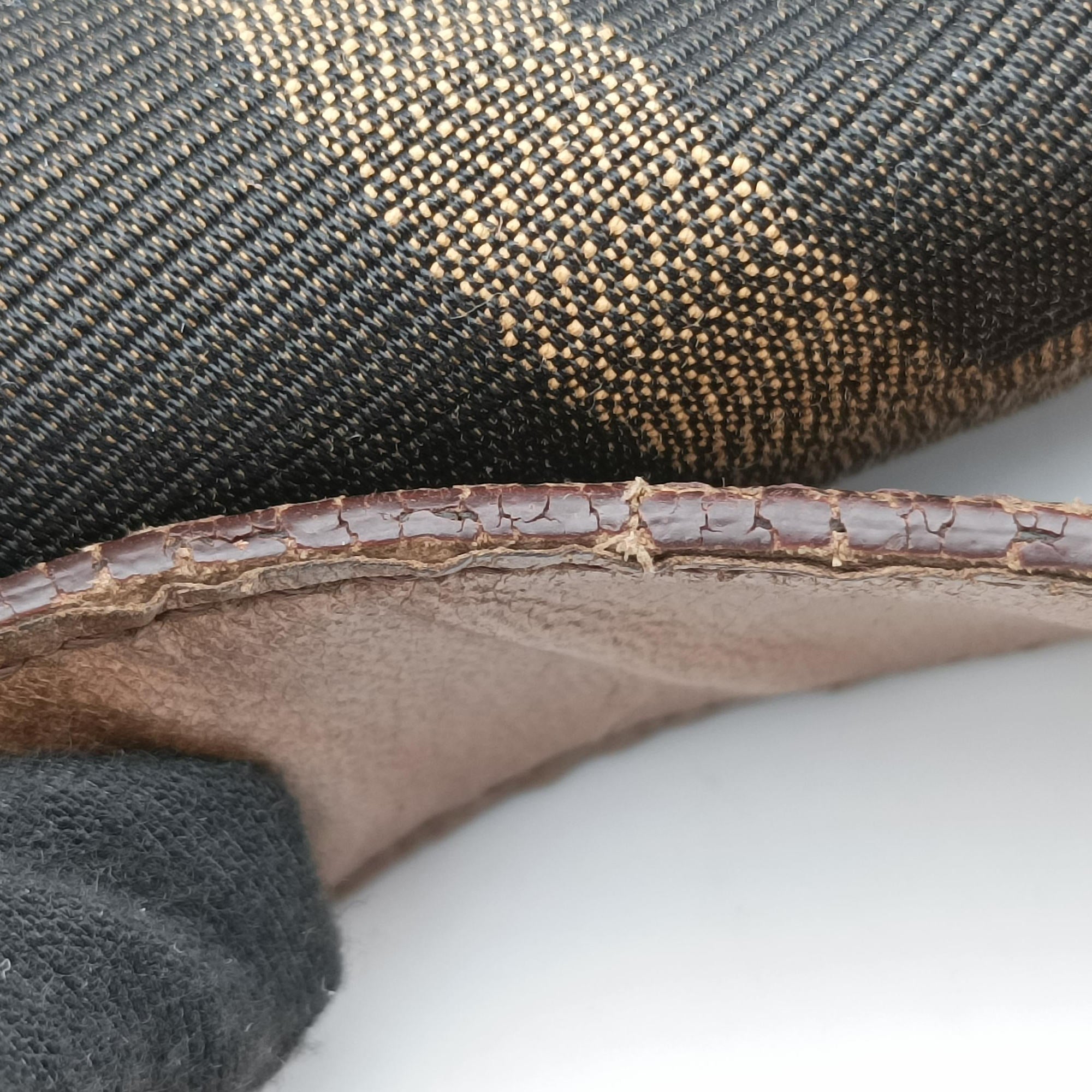 Pre-owned Fendi Mamma Bucket Brown canvas× Leather 8BT137 shoulderbag | stylenewstar