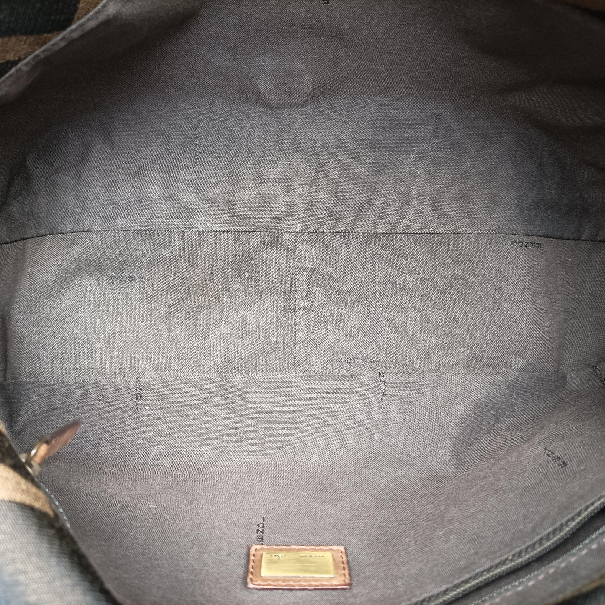 Pre-owned Fendi Mamma Bucket Brown canvas× Leather 8BT137 shoulderbag | stylenewstar