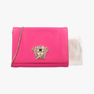 Vintage VERSACE La Medusa Rose Leather  shoulderbag | stylenewstar